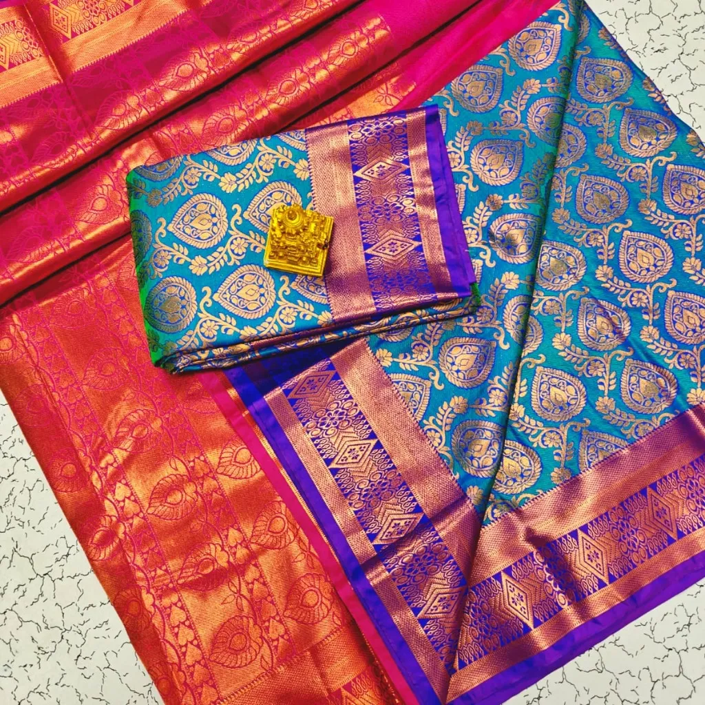 Peacock Bridal Wedding Silks – Harshal Textiles Elampillai